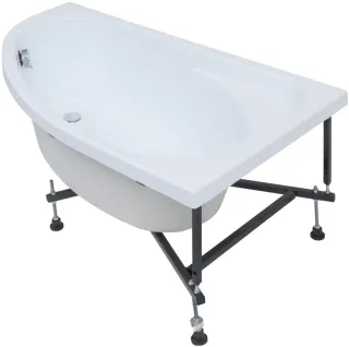 Акриловая ванна Aquanet Mia 246887 140x80 см правая с каркасом